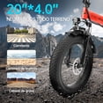 thumbnail image 3 of Bicicleta Eléctrica Plegable HONEY WHALE F6 PRO Rojo, 3 of 6