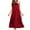 Red-08, variant on Women's Sexy Backless Nightgown, Halter Sleeveless Slip Satin Chemise & Long Sleep Dress