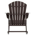 thumbnail image 7 of Afuera Living Modern Outdoor Poly Plastic Adirondack Rocking Chair, 7 of 7