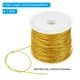 thumbnail image 2 of Uxcell Cordón Metálico de 20m/22yardas, 1 Rollo de Hilo de Adorno de 0.8mm de Diámetro, Dorado, 2 of 5