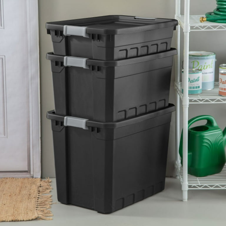 Sterilite 19 Gal Rugged Industrial Stackable Storage Tote
