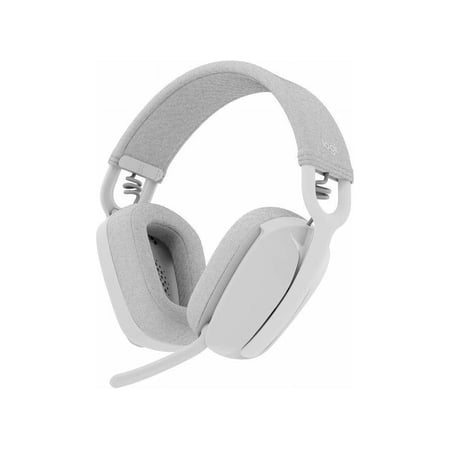 UPC: 0097855177964 | Logitech Zone Vibe 100 Lightweight Wireless Over Ear Headphones with Noise Canceling Microphone  Advanced Multipoint Bluetooth Headset  Works with Teams  Google Meet  Zoom  Mac/PC – Off White