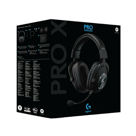 Logitech - G PRO X Wireless Gaming Headset for PC - Black