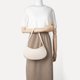 thumbnail image 5 of Bolsos De Hombro Pequeños Bolsos De Mujer Hobo Moda Media Luna Monederos Cartera De Cuero Embrague (Beige), 5 of 6