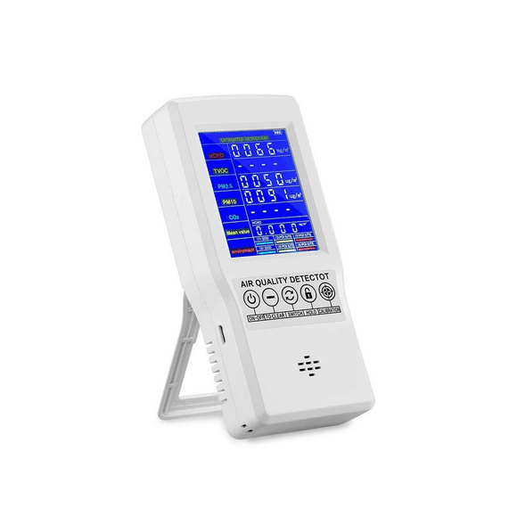 Air Quality Monitor Accurate Tester for CO2 Formaldehyde(HCHO) TVOC PM2.5/PM10 Multifunctional Air