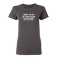 thumbnail image 1 of I Like My Sarcasm Sarcastic Novelty Gift Idea Adult Humor Funny Women's Casual Tees, 1 of 3