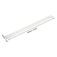 thumbnail image 2 of Uxcell Rectangle Shape Ventilation Grille Aluminum Alloy Louvered Air Vents 23.62 x 1.97 Inch for Wardrobe Cupboards, 2 of 5