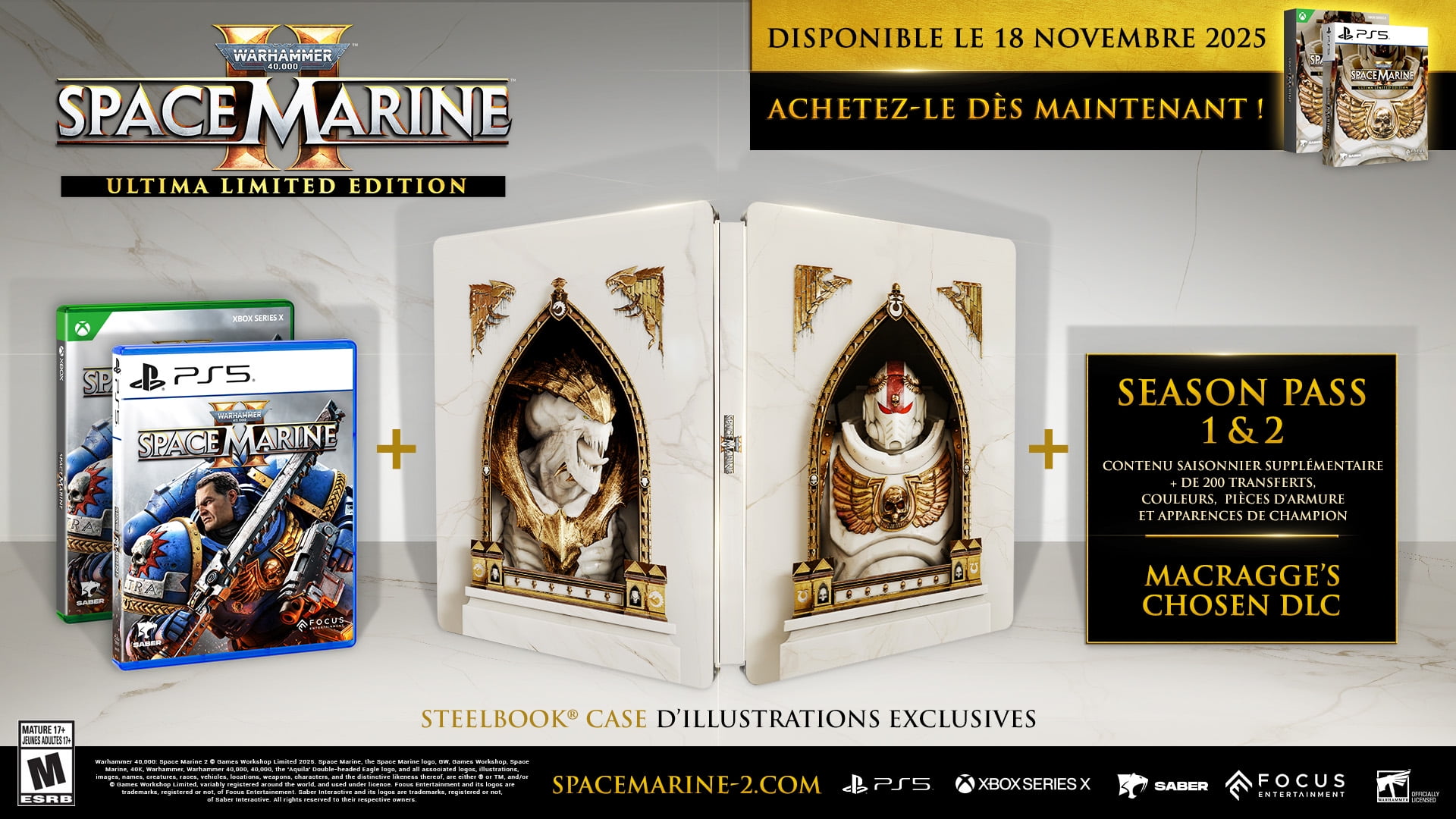 Jeu vidéo Warhammer 40,000: Space Marine 2 Ultima Limited Edition pour (Xbox Series X)