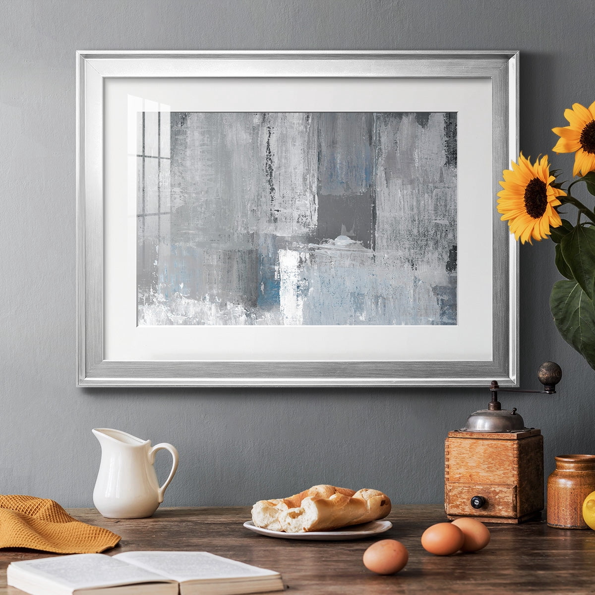 Tranquil Blues Premium Framed Print - Ready to Hang