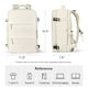 thumbnail image 2 of Mochila de viaje Coofay Beige impermeable para mujer/hombre, 2 of 7