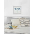 thumbnail image 3 of Marmont Hill Pastel Blue Dragonfly Framed Wall Art, 12" x 12", 3 of 6