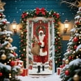 thumbnail image 1 of Uuiauoio Christmas Door Curtain,Festive Christmas Door Curtain with Santa Claus Design Outdoor Holiday Decor Hanging Fabric Banner for Porch Entryway Wall Photo Background and Party Decoration, 1 of 6