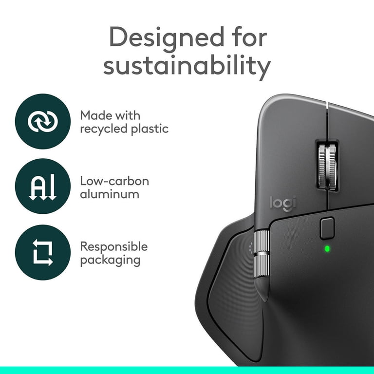 Logitech, MX Master 4 for Business, 8K DPI, Wireless Mouse