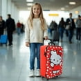 thumbnail image 3 of Fast Forward Hello Kitty 16" Soft Luggage - Cute & Durable Carry-On Suitcase for Travel 16X12X5, 3 of 9