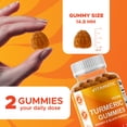 thumbnail image 4 of (3 pack) Vitamatic Turmeric Gummies with Ginger & Black Pepper Extract - 95% Curcuminoids - 60 Vegan Gummies, 4 of 12