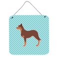 thumbnail image 1 of Caroline's Treasures Australian Kelpie perro tablero de ajedrez azul para colgar en la pared o en la puerta BB3729DS66, 6 x 6, multicolor Caroline's Treasures BB3729DS66, 1 of 1