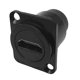 thumbnail image 2 of Interfaz multimedia HD Conector de panel D Hembra a hembra Adaptador de acoplador de montaje en panel Serie D Negro, 2 of 10