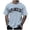 Blue-a, variant on Men Tshirt Basic Shirts for Men Short Sleeve Crew Neck Men's Clothing