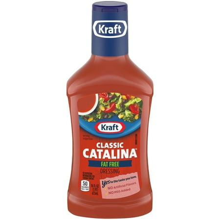 Fat Free Sweet - Kraft Classic Catalina Fat Free Dressing 16 fl. oz. Bottle