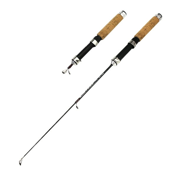 SPRING PARK 60cm Mini Portable Carbon Fiber Superhard Telescopic Stainless Steel Fishing Rod Pole Tackle