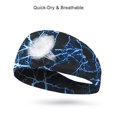 thumbnail image 4 of Yoga Headband Breathable Elastic Creative Running Headband Workout Headband, 4 of 10