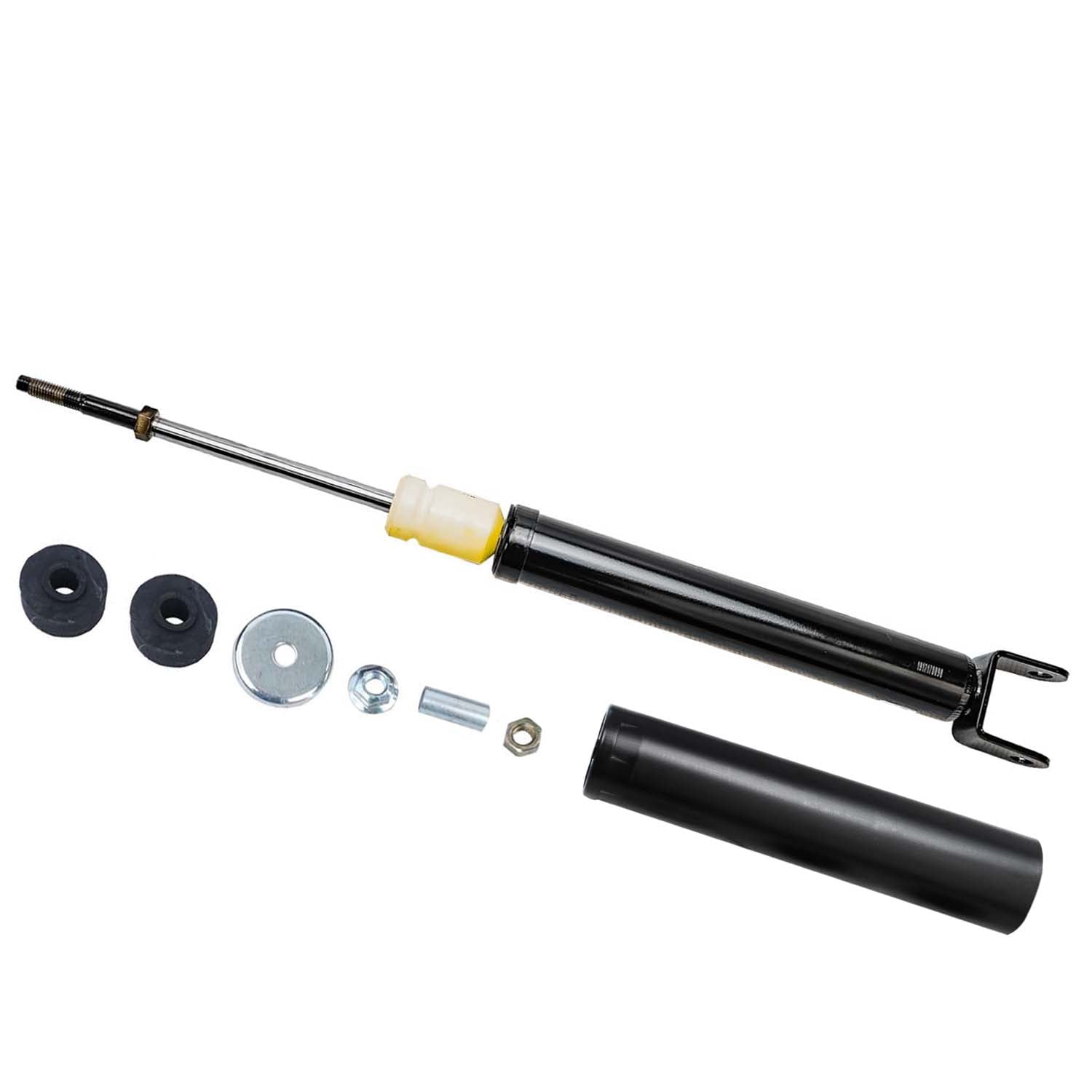 Detroit Axle - 2 Rear Shock Absorbers for 2010-2019 Ford Taurus, 2009-2012 Lincoln MKS, Rear Replacement Shocks Assembly Pair Set
