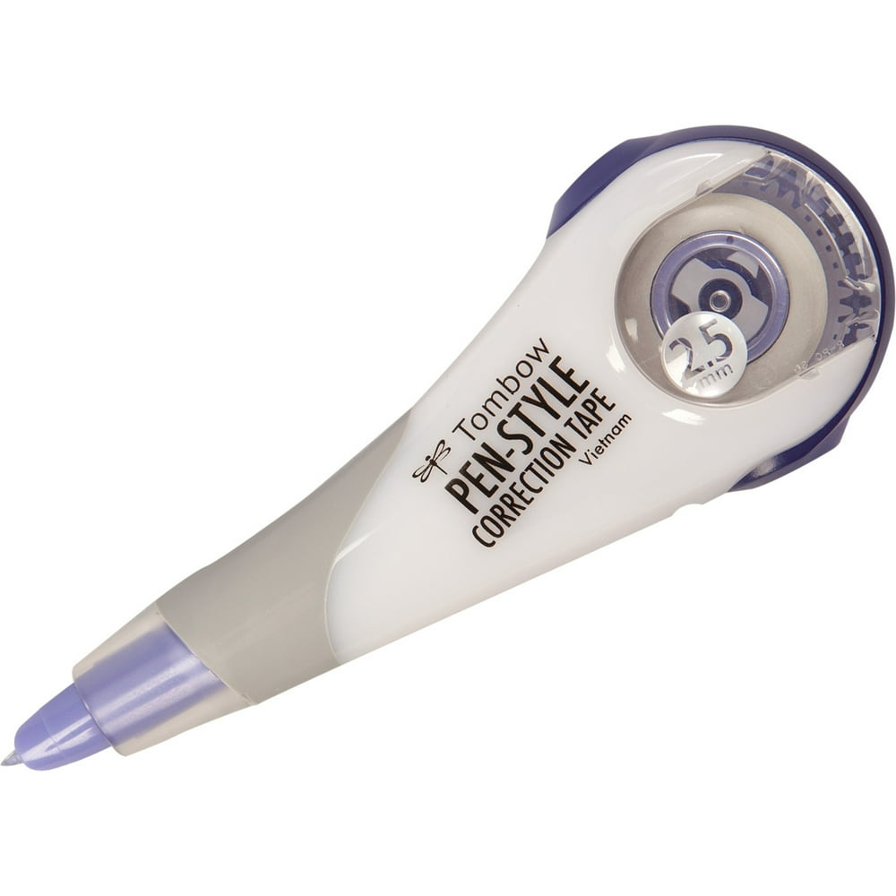 Tombow Mono Correction Tape Pen Style Dispenser, White, 1 Each