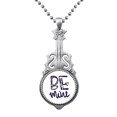 thumbnail image 1 of Cute Be Mine Quote Handwrite Style Pendant Jewelry Music Guitar Torque Hangtag, 1 of 3