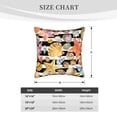 thumbnail image 4 of Fotbe Sea Shell Pattern Velvet Decorative Throw Pillow Covers with Elegant Piping, Soft Plush Cushion Cover for Sofa, Bed, Car, Office-16"x16", 4 of 8