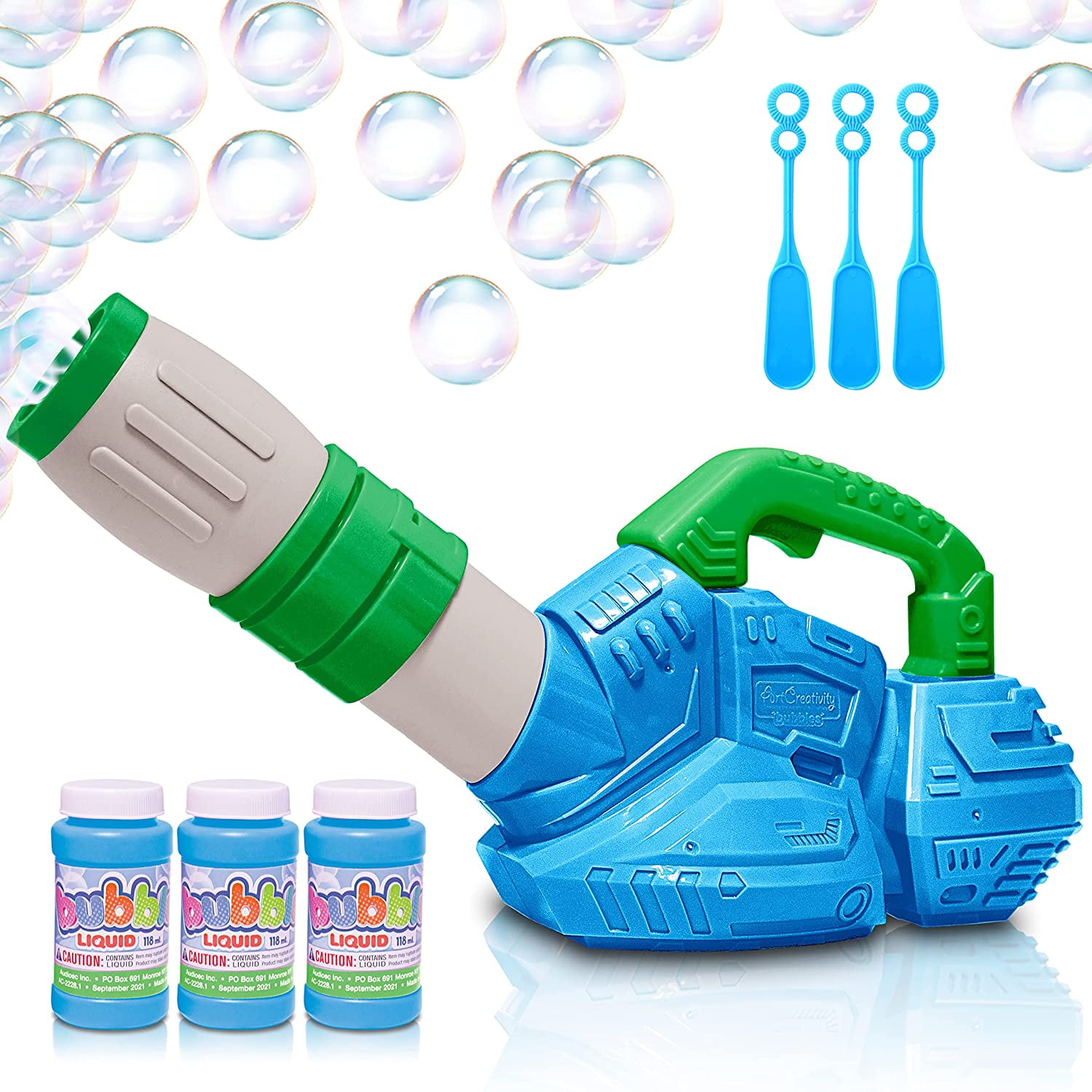 Toysery Bubble Gun Bubble Blower for Kids, Non-Toxic Handheld Bubble  Machine with Leak-Resistant Design. Easy Refill Bubble Included