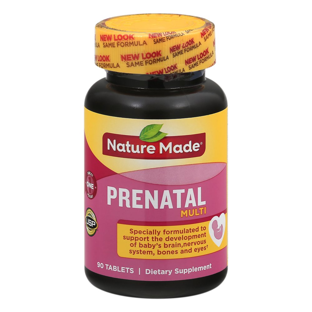 Nature Made Prenatal, Multi, Tablets, Jar, 90.0 CT