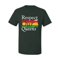 thumbnail image 2 of Wild Bobby Respect Our Queens Black Pride Men's Graphic T-Shirt, Forest Green, Medium, 2 of 5