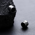 thumbnail image 2 of Great Wall pattern magnetic clip-on earrings for men, no piercings, 2026 new retro trendy design, simple jewelry., 2 of 6