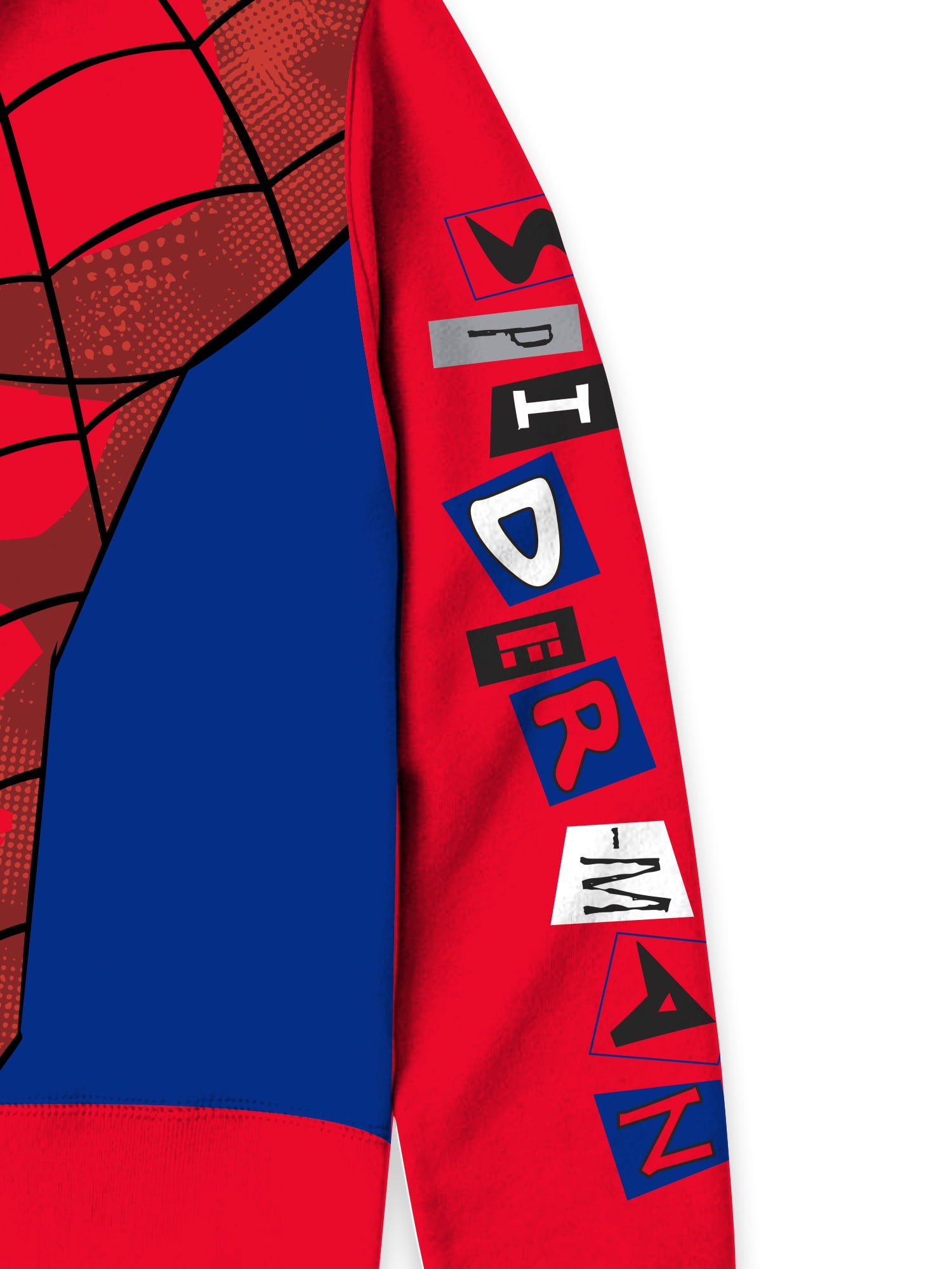 Spiderman Tone Suit Boys Apparel, Graphic Long Sleeve Hoodie, Sizes 4-18 (Little Boys & Big Boys)