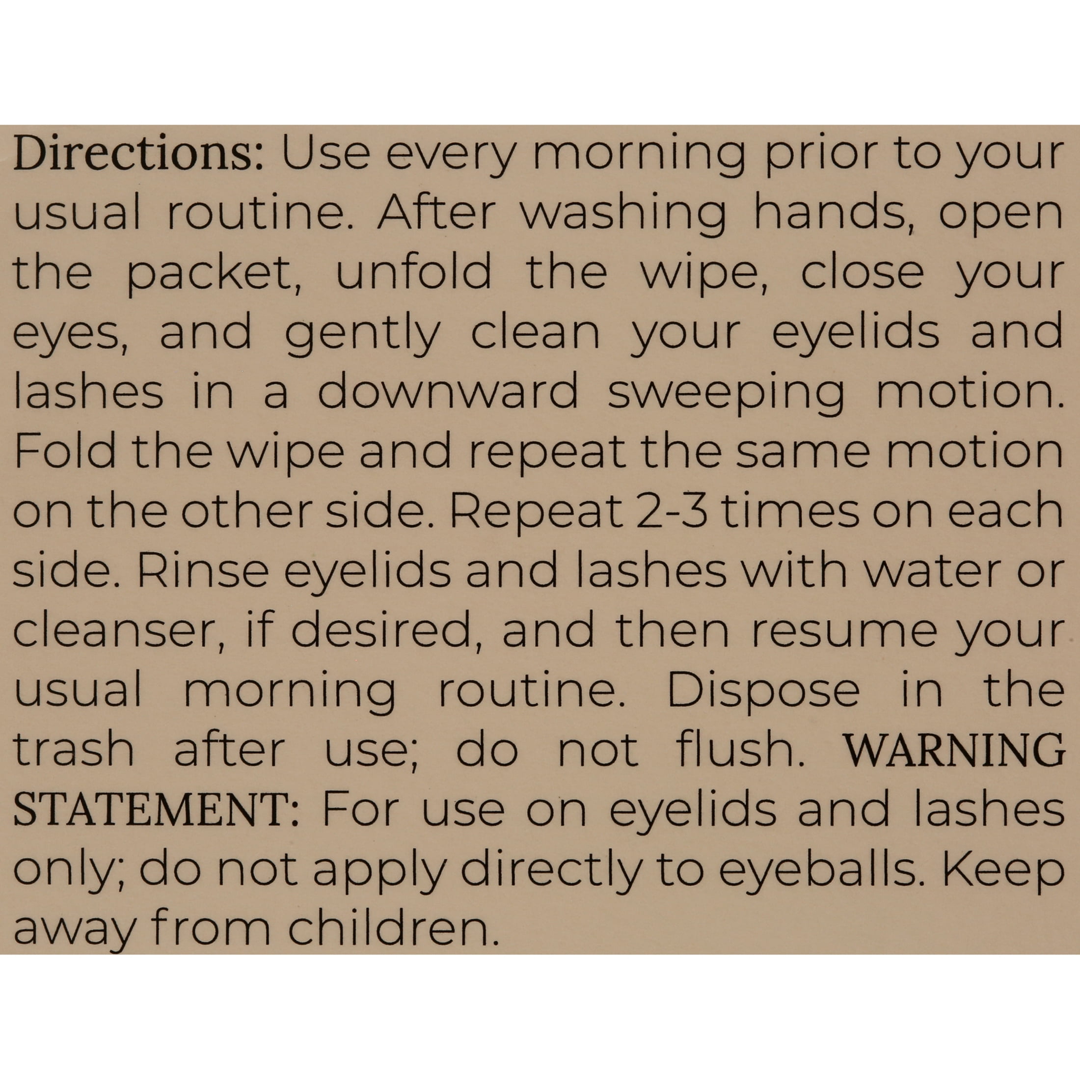 CorneaCare Rise, Cleansing & Moisturizing Eyelid Wipes with Hyaluronic Acid for Dry Eye Relief - 20ct