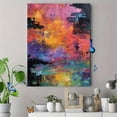 thumbnail image 4 of QISVANSET Abstract Textured Oil Painting Canvas Wall Art 15.75x11.81 Inches, 4 of 5