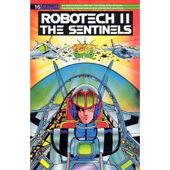 Robotech II: The Sentinels #16 VF ; Eternity Comic Book