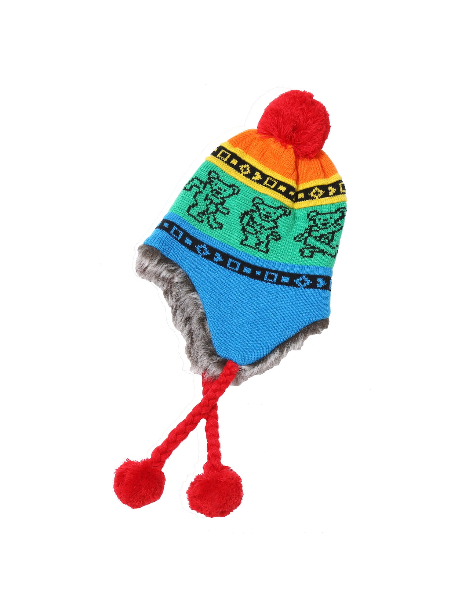 Winter Hat with Ear Flaps \u0026 Pom Poms 