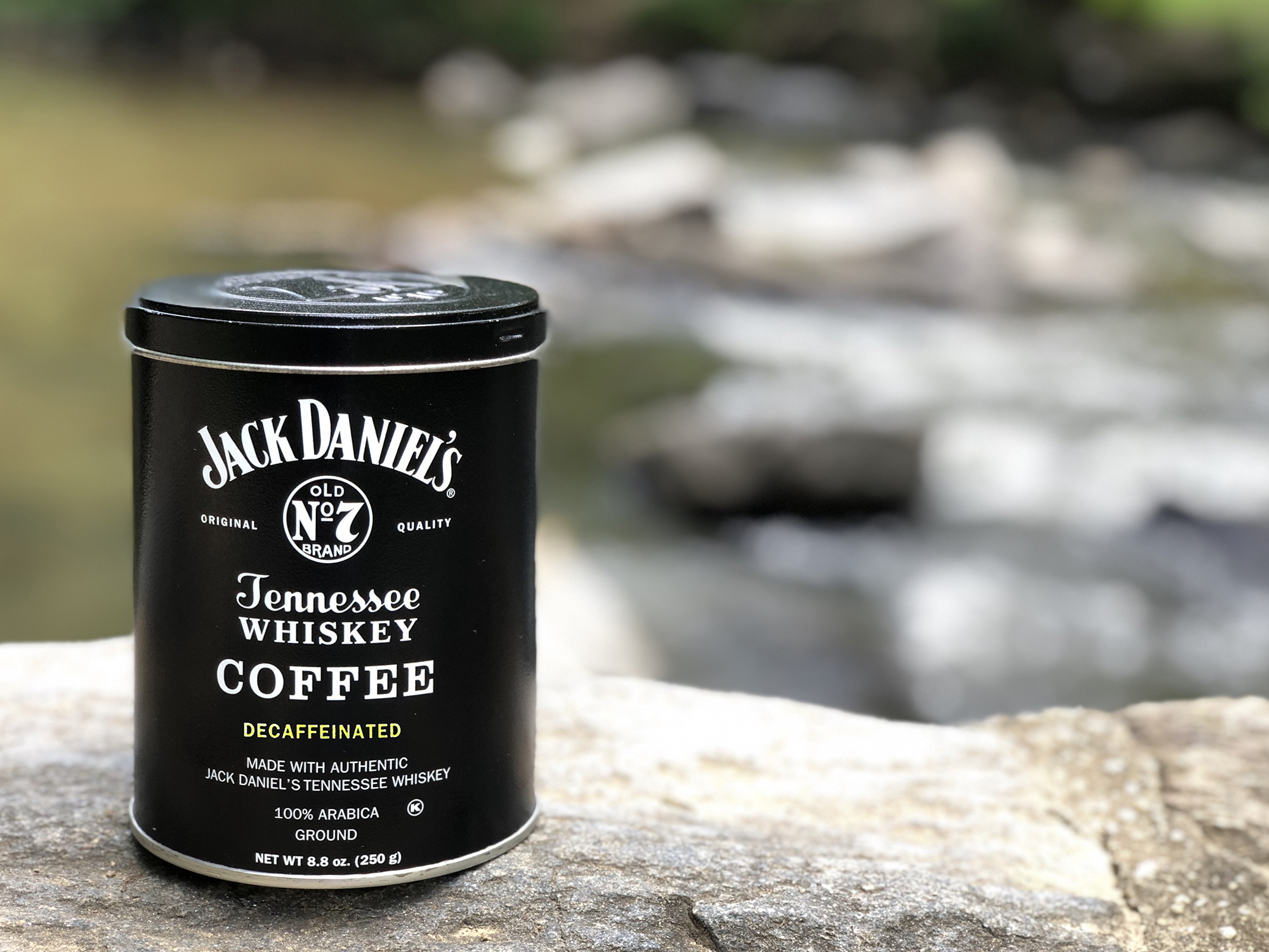 Jack Daniel's Tennessee Whiskey Coffee, Decaf, Ground, 8.8oz Can