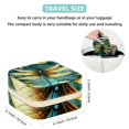 thumbnail image 5 of Dragonfly Travel Portable Square Jewelry Box with Necklace Organizer, Earring Organizer, and Display Case - Ideal for Rings, Earrings, Necklaces, Bracelets, and More - Suitable for Girls and Women, 5 of 6