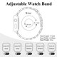 thumbnail image 5 of Correa de reloj CSJCUBIC de acero inoxidable de 38-46 mm para mujer, 5 of 7