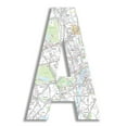 thumbnail image 2 of Stupell Industries Oversized London Map Letter Hanging Initials, 2 of 2