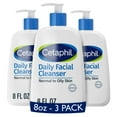 thumbnail image 1 of Limpiador facial Cetaphil Daily para piel sensible 240 ml x3, 1 of 9