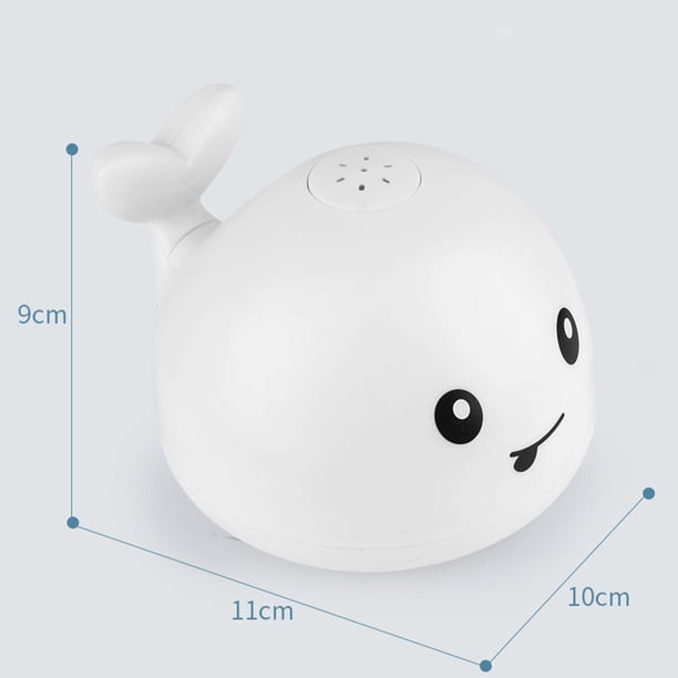 Juguete De Baño Para Bebé Juguete de aspersor de inducción de ballena de dibujos animados con batería eléctrica para playa al aire libre Sywqhk libre de BPA