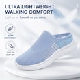 thumbnail image 3 of CHICVOMEY Comfort Women Sneakers Lightweight Slip On Sneakers Shock Absorbing Mesh Walking Shoes for Daily Outdoor & Indoor Home Use, 3 of 8