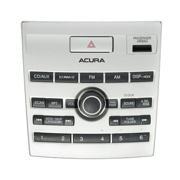 Restored 2008-09 Acura RDX AM FM Radio Control Panel Assembly Part Number 39050STKA010M1 (Refurbished)