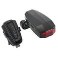 thumbnail image 1 of Lámpara de cola de bicicleta Las luces traseras de bicicleta inteligente anti-robo de bicicletas Luz trasera LED de alarma de ciclo estroboscópica de advertencia Bell eléctrica con USB remoto inalámbr, 1 of 7