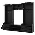 thumbnail image 4 of 4-in-1 Detachable Hall Tree with Storage Bench, Wood Coat Rack with 7 Hooks, 2 Display Dividers and 2 Cabinet, Mudroom Organizer with 4 Drawers and 2 Shoes Storage Shelves for Hallway, 4 of 8