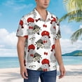 thumbnail image 5 of Goofa Rabbit And Hedgehog Hawaiian Shirt for Men, Unisex Summer Beach Casual Short Sleeve Button Down Shirts,Aloha Tropical Floral print shirt-Medium, 5 of 9