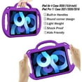 thumbnail image 3 of LTROP Case for iPad Air 5th/4th Generation Case (2022/2020), iPad Pro 11 Case 2021/2020/2018, Shoulder Strap, Shockproof Handle Stand Kids Case for iPad Air 5/4 10.9 Inch and iPad Pro 11”, Purple, 3 of 8